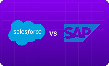 Difference between salesforce and SAP's key feature and pricing 